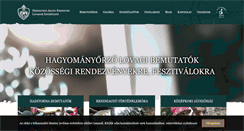 Desktop Screenshot of lovagok.hu